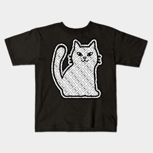 MONEY CAT STICKER | BLACK CAT Kids T-Shirt